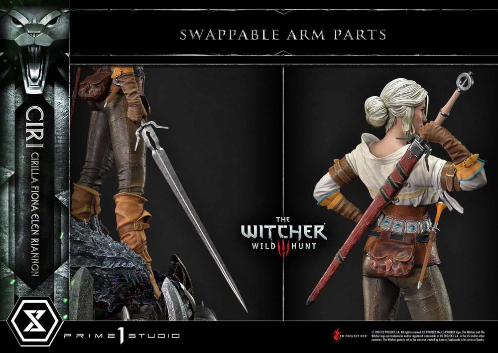 The Witcher 3 Wild Hunt Ciri Fiona Elen Riannon Bonus Version 81 cm 1/3 Museum Masterline Statue