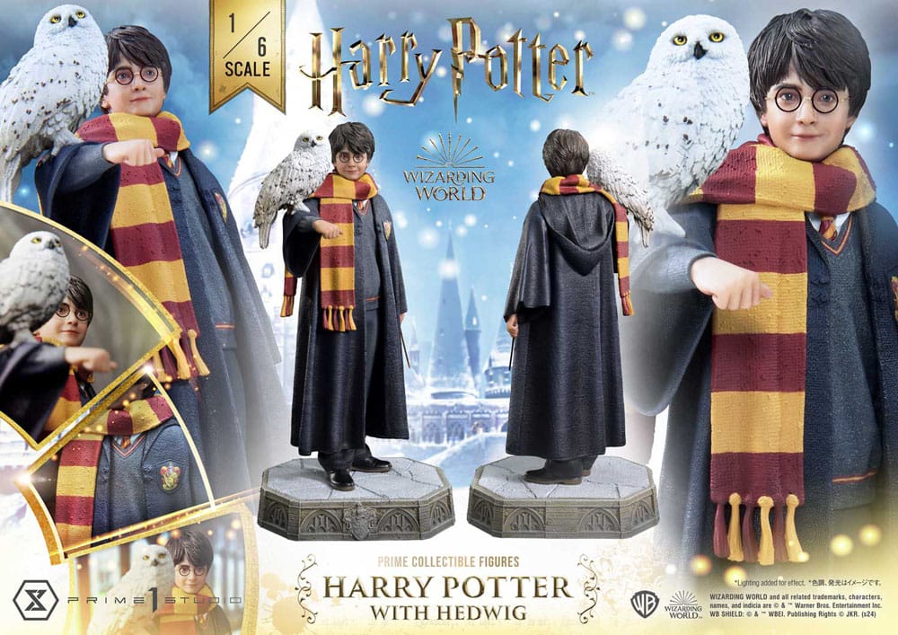 Harry Potter Harry Potter with Hedwig 28cm 1/6 Scale Prime Collectibles Statue