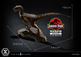 Jurassic Park Velociraptor Open Mouth 19 cm 1/10 Prime Collectibles Statue