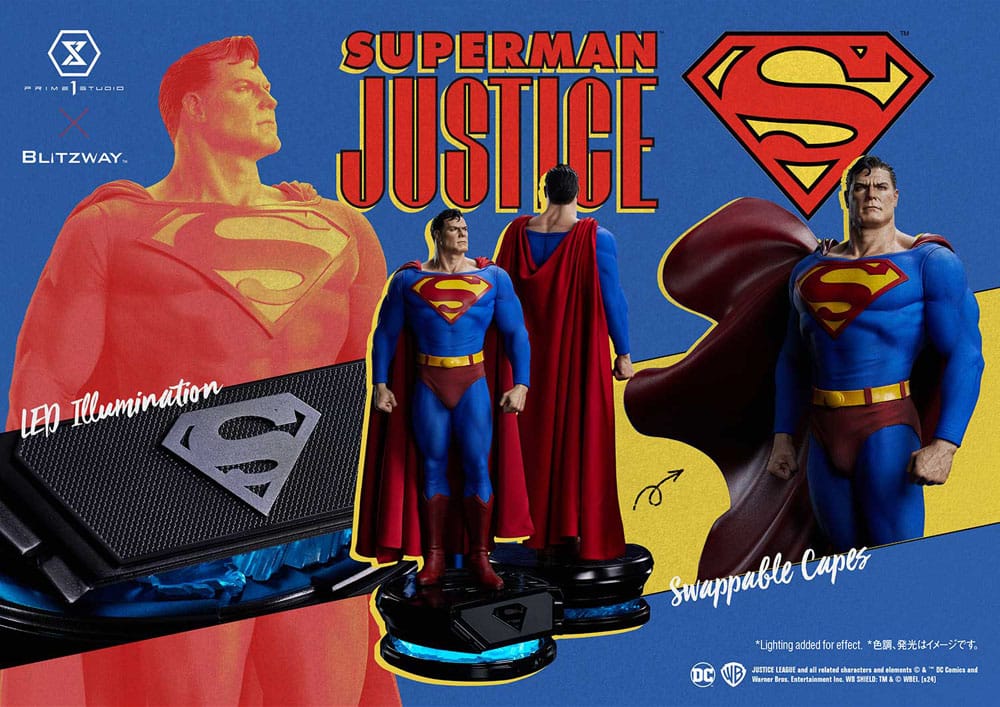 DC Comics Superman Justice Comics 57 cm 1/4 Premium Masterline Series Statue