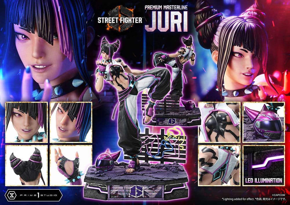 Street Fighter 6 Juri 58 cm 1/4 Premium Masterline Series Statue