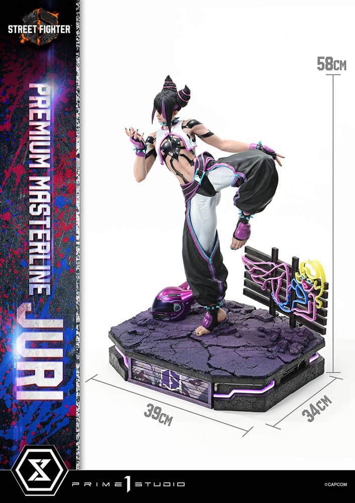 Street Fighter 6 Juri 58 cm 1/4 Premium Masterline Series Statue