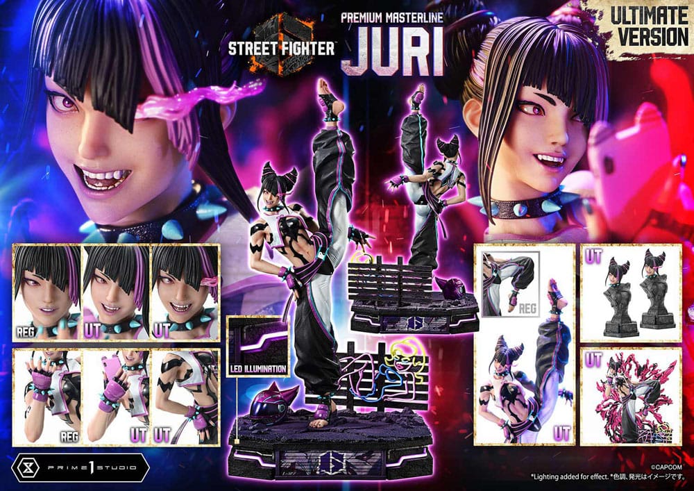 Street Fighter 6 Juri Ultimate Bonus Version 58 cm 1/4 Premium Masterline Series Statue