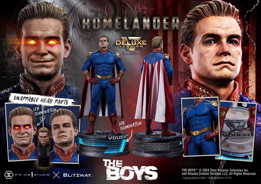 The Boys Homelander 57 cm 1/4 Premium Masterline Series Deluxe Version Statue