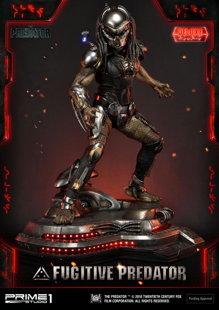 The Predator Fugitive Predator Deluxe Ver. 75 cm 1/4 Statue