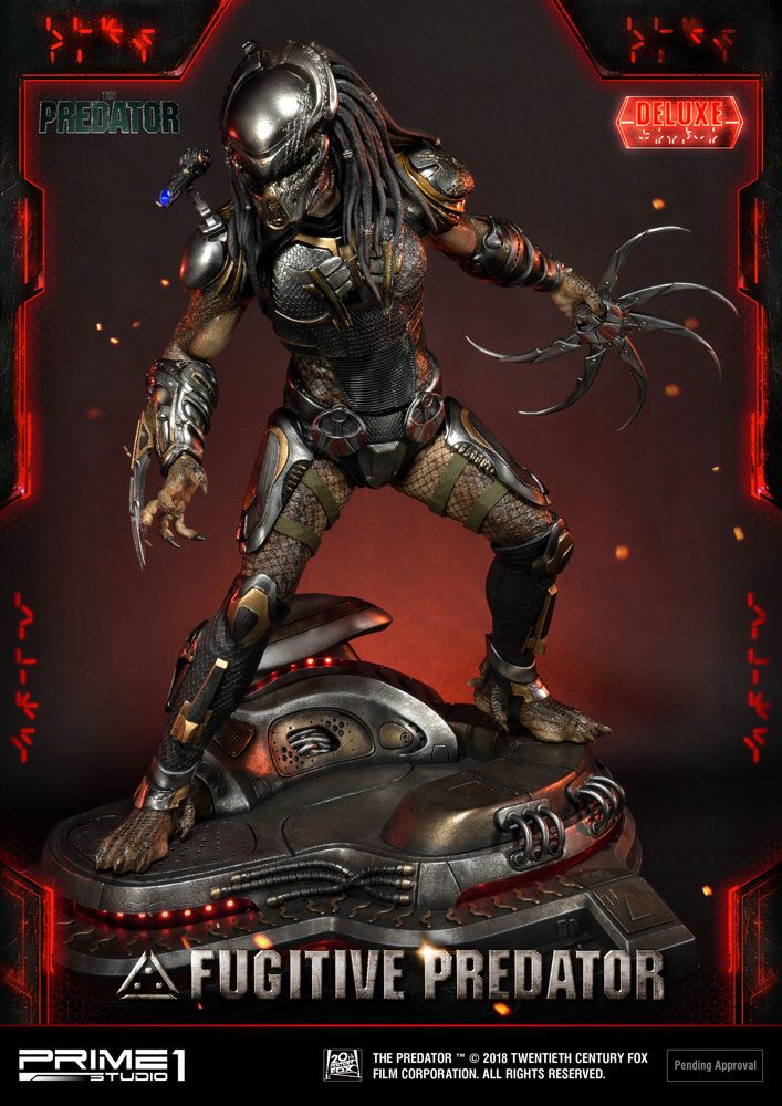 The Predator Fugitive Predator Deluxe Ver. 75 cm 1/4 Statue