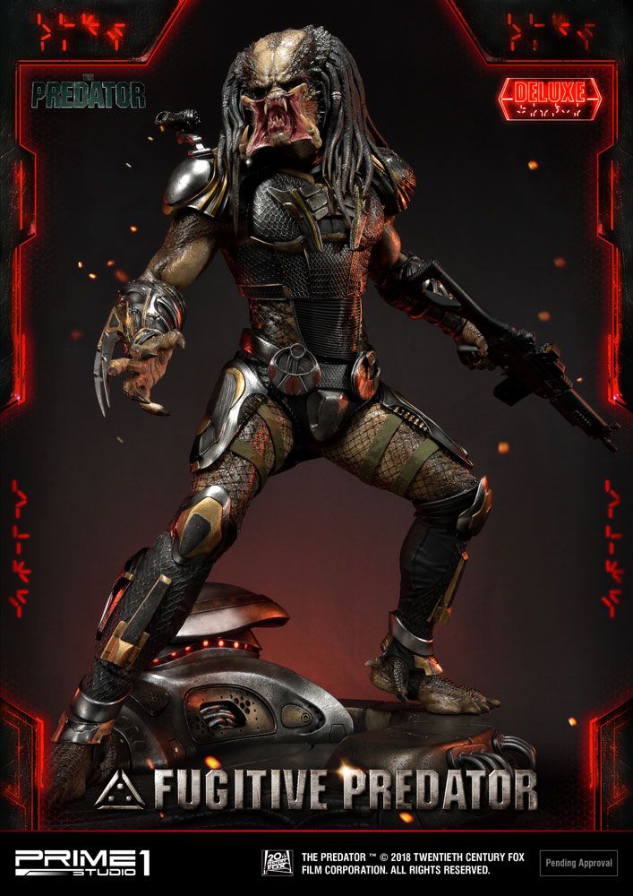 The Predator Fugitive Predator Deluxe Ver. 75 cm 1/4 Statue