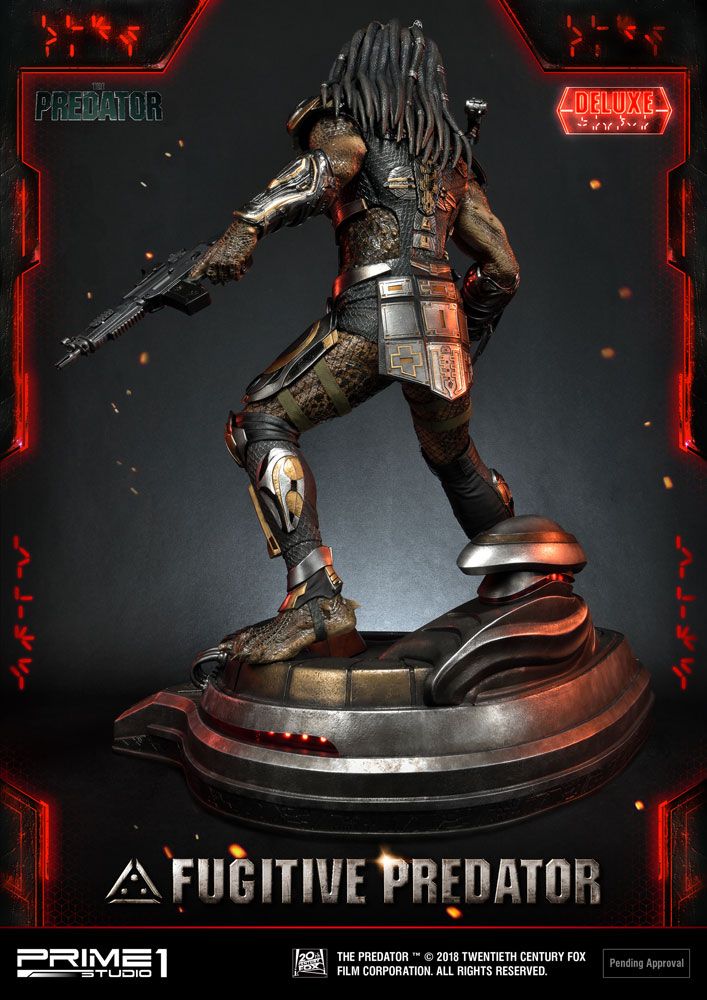 The Predator Fugitive Predator Deluxe Ver. 75 cm 1/4 Statue