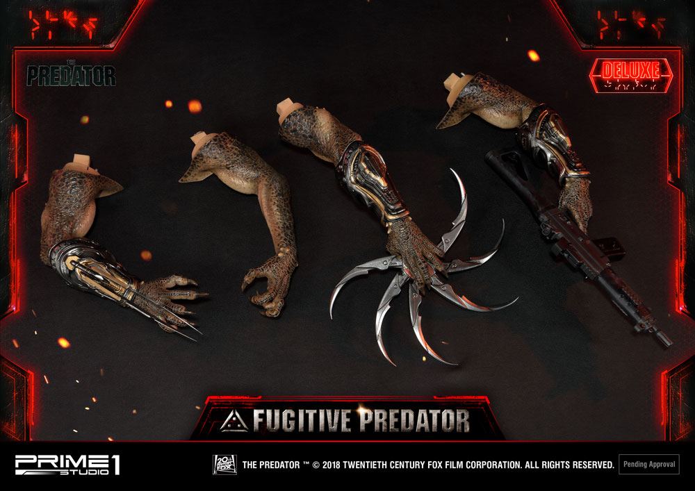 The Predator Fugitive Predator Deluxe Ver. 75 cm 1/4 Statue