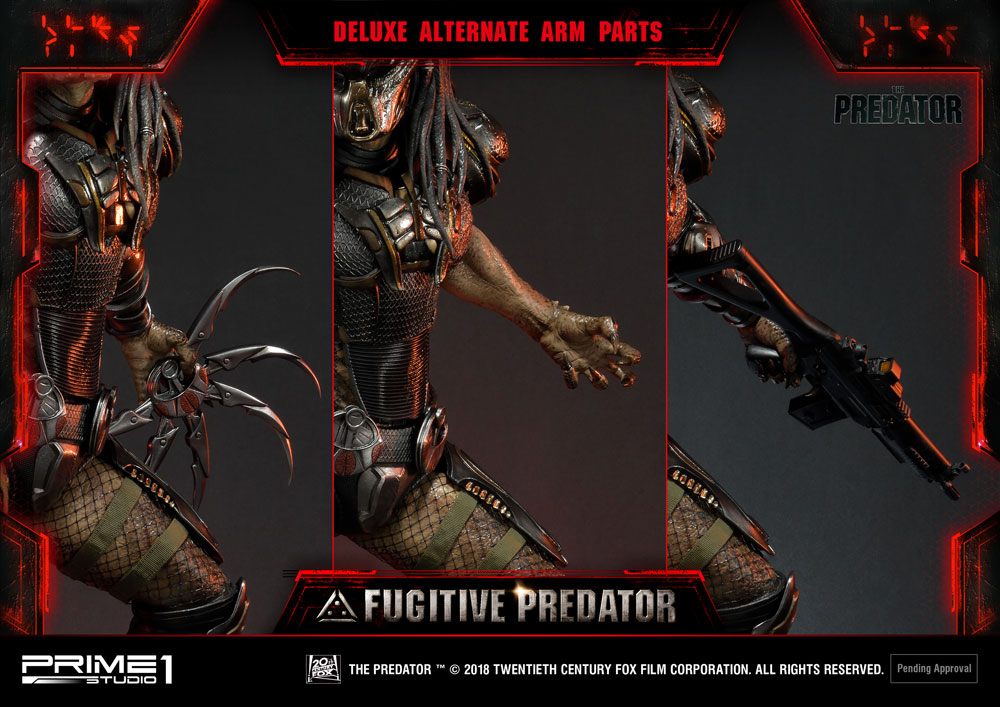 The Predator Fugitive Predator Deluxe Ver. 75 cm 1/4 Statue