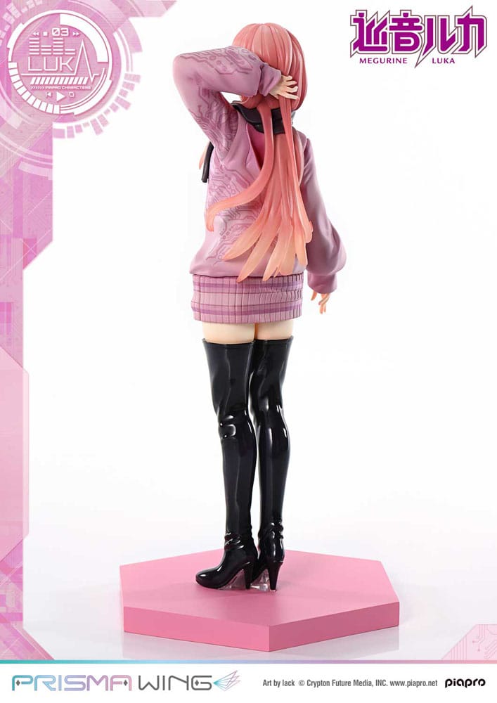 Vocaloid Piapro Characters Prisma Wing Megurine Luka (Art by lack) 23 cm 1/7 PVC Statue