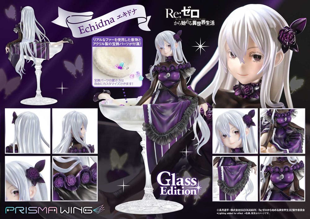 Re:ZERO Starting Life in Another World Prisma Wing Echidna Glass Edition 24 cm 1/7 PVC Statue