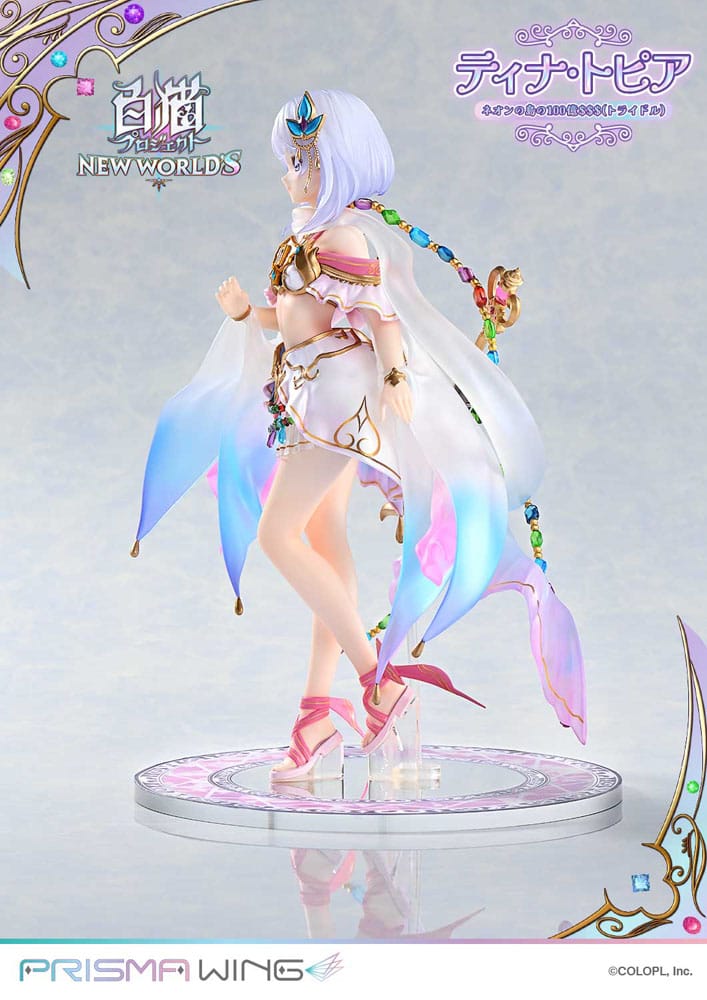 White Cat Project Prisma Wing Tina Topia (The 10 Billion Tridollars of Neon Island) 22 cm 1/7 PVC Statue