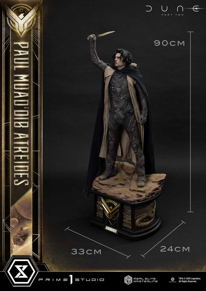 Dune Part Two Real Elite Paul Atreides 90 cm 1/3 Masterline Series Statue