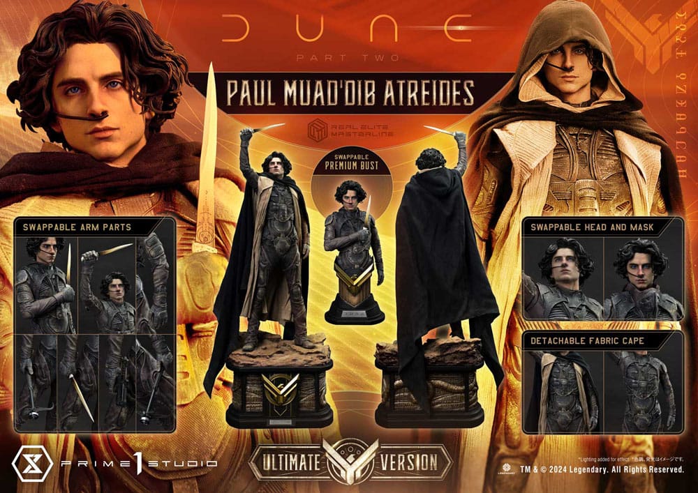 Dune Part Two Real Elite Paul Atreides Ultimate Verison 90 cm 1/3 Masterline Series Statue