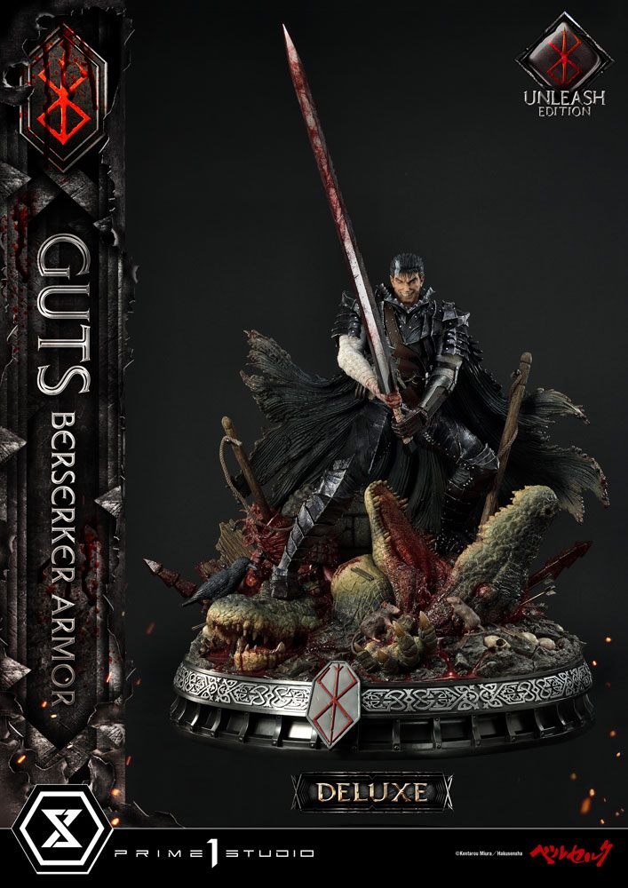 Berserk Guts Berserker Armor Unleash Edition Deluxe Version 91 cm 1/4 Statue