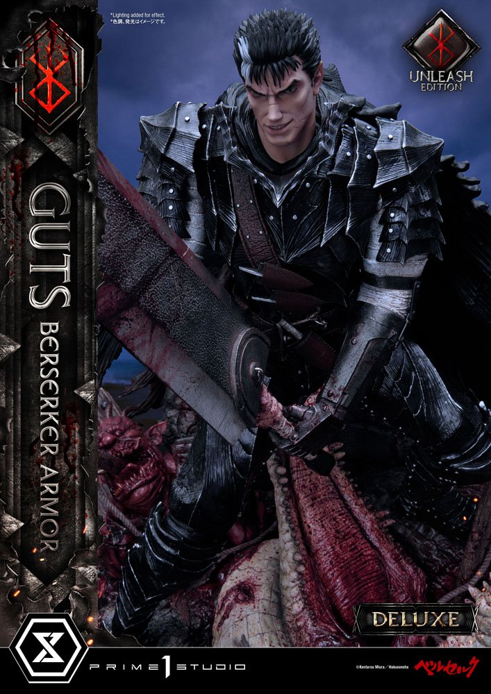 Berserk Guts Berserker Armor Unleash Edition Deluxe Version 91 cm 1/4 Statue