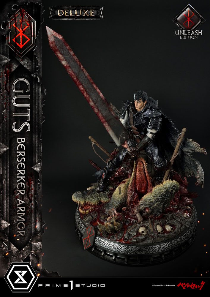 Berserk Guts Berserker Armor Unleash Edition Deluxe Version 91 cm 1/4 Statue