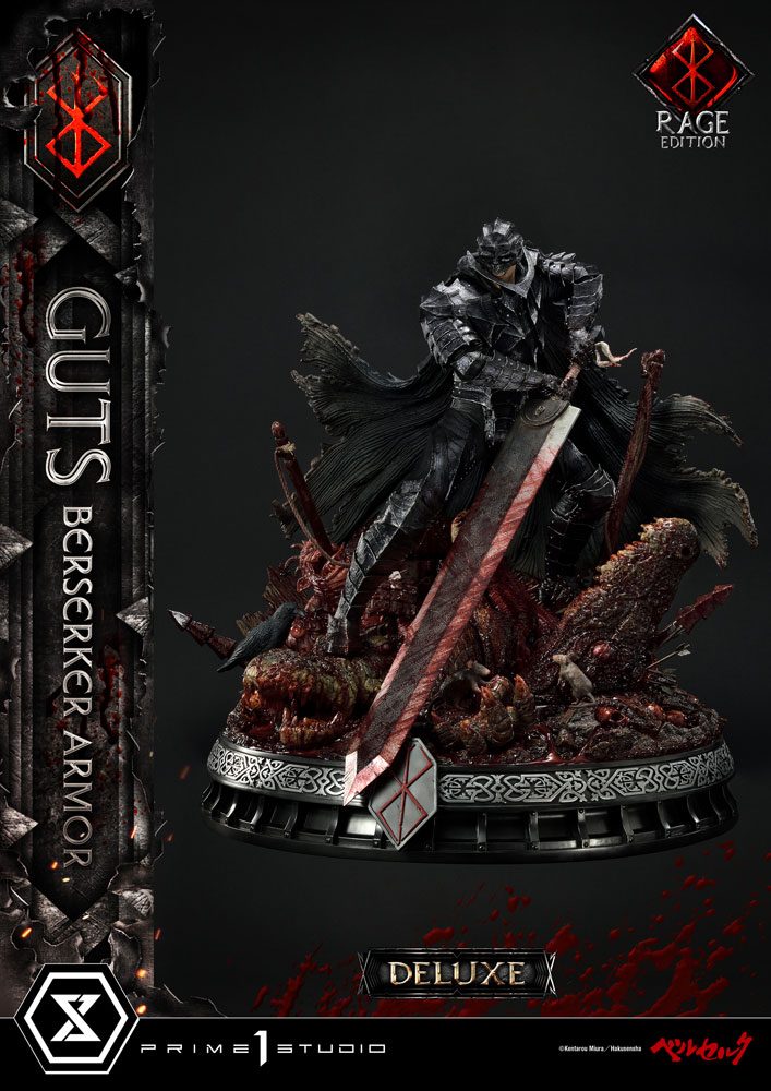 Berserk Guts Berserker Armor Rage Edition 67 cm 1/4 Deluxe Version Statue