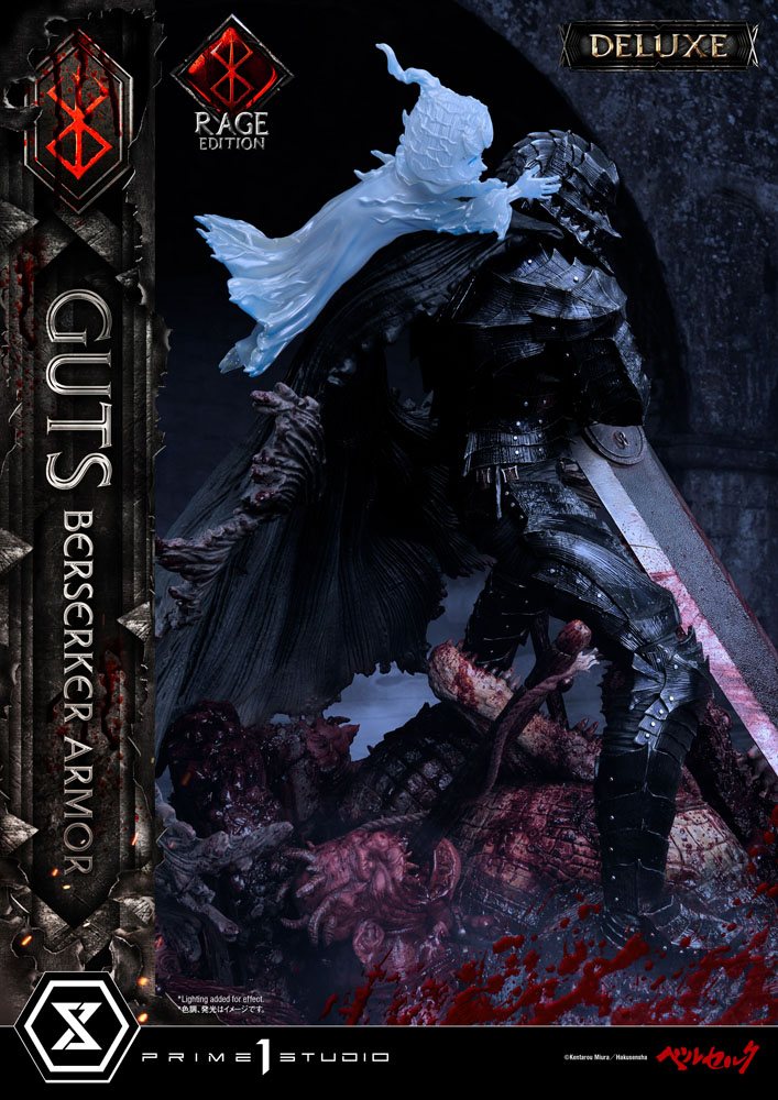 Berserk Guts Berserker Armor Rage Edition 67 cm 1/4 Deluxe Version Statue