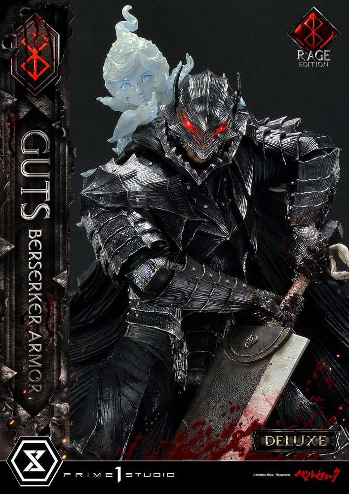 Berserk Guts Berserker Armor Rage Edition 67 cm 1/4 Deluxe Version Statue