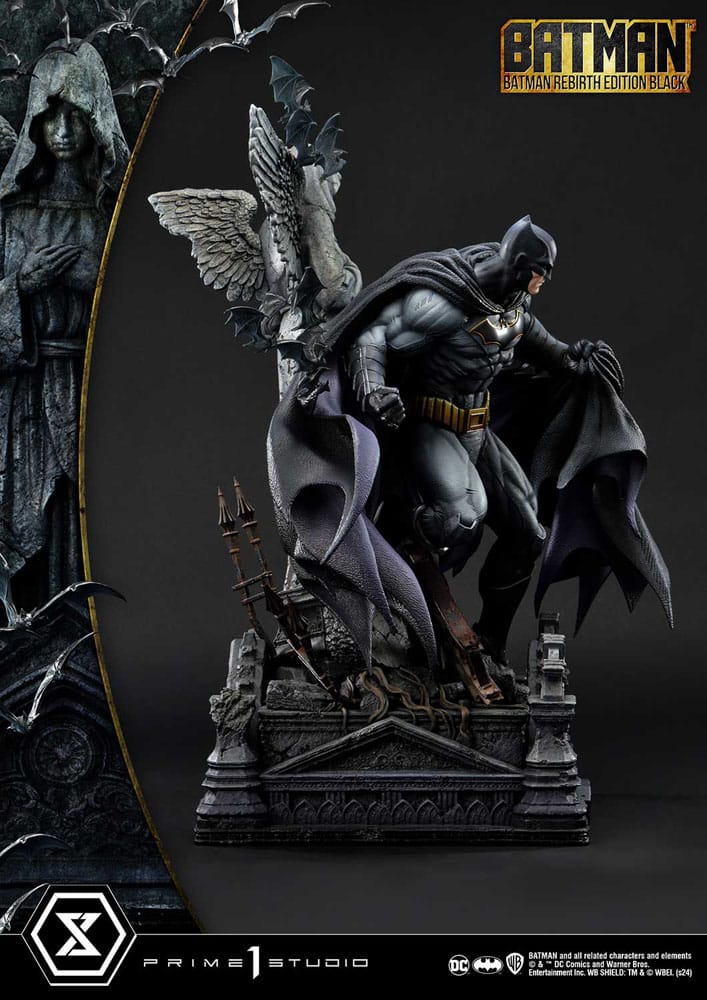 Batman Rebirth Edition Black 71 cm 1/4 Ultimate Premium Masterline Series Statue