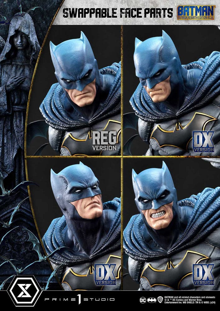 Batman Rebirth Edition Blue 71 cm 1/4 Ultimate Premium Masterline Series Statue Deluxe Bonus Version