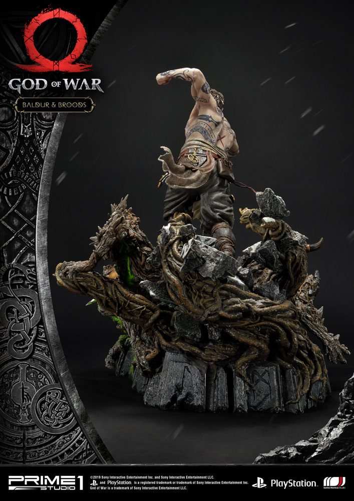 God of War 2018 Baldur & Broods 62 cm Statue