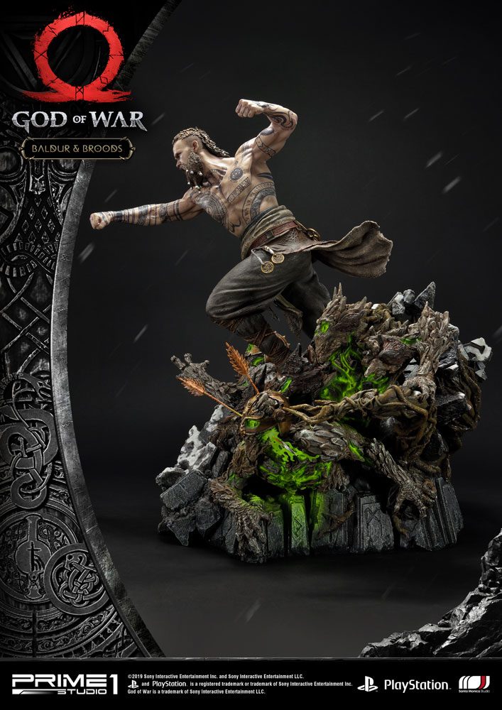 God of War 2018 Baldur & Broods 62 cm Statue