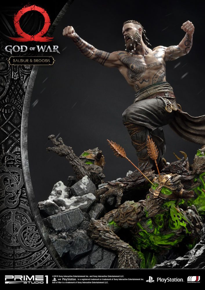 God of War 2018 Baldur & Broods 62 cm Statue