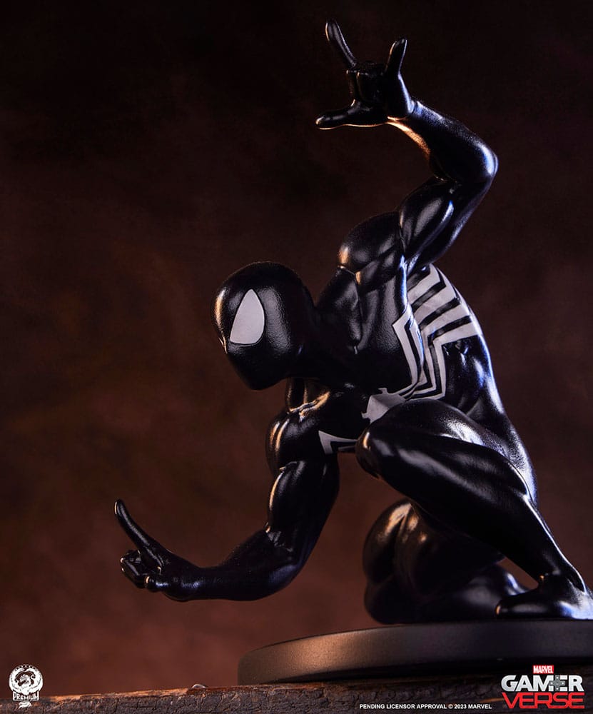 Marvel Gamerverse Classics Spider-Man (Black Suit Edition) 13cm 1/10 Scale PVC Statue