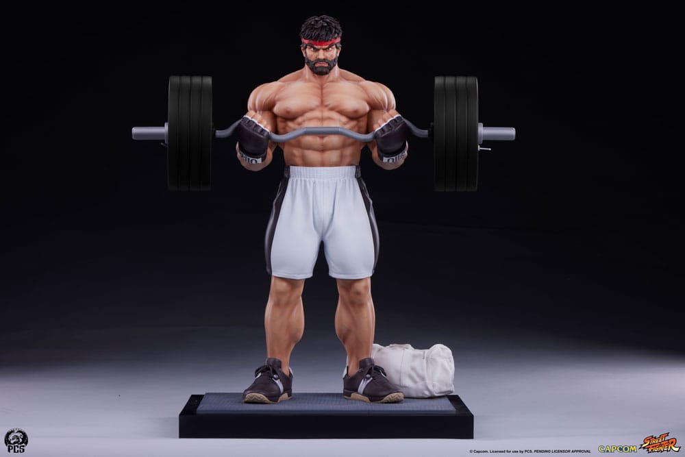 Street Fighter Ryu Battle Edition: Powerlifting 53 cm 1/4 Premier Series Statue