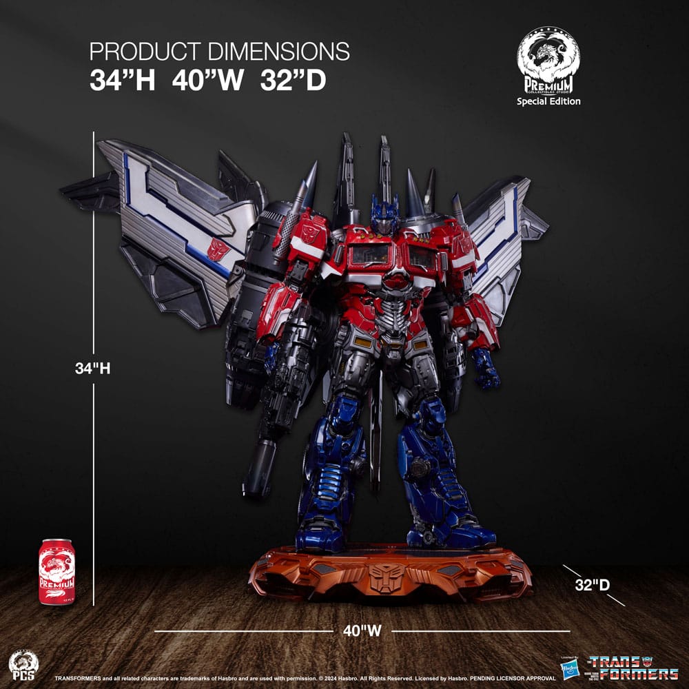 Transformers Optimus Prime Jet Convoy Edition 87 cm Museum Scale Statue