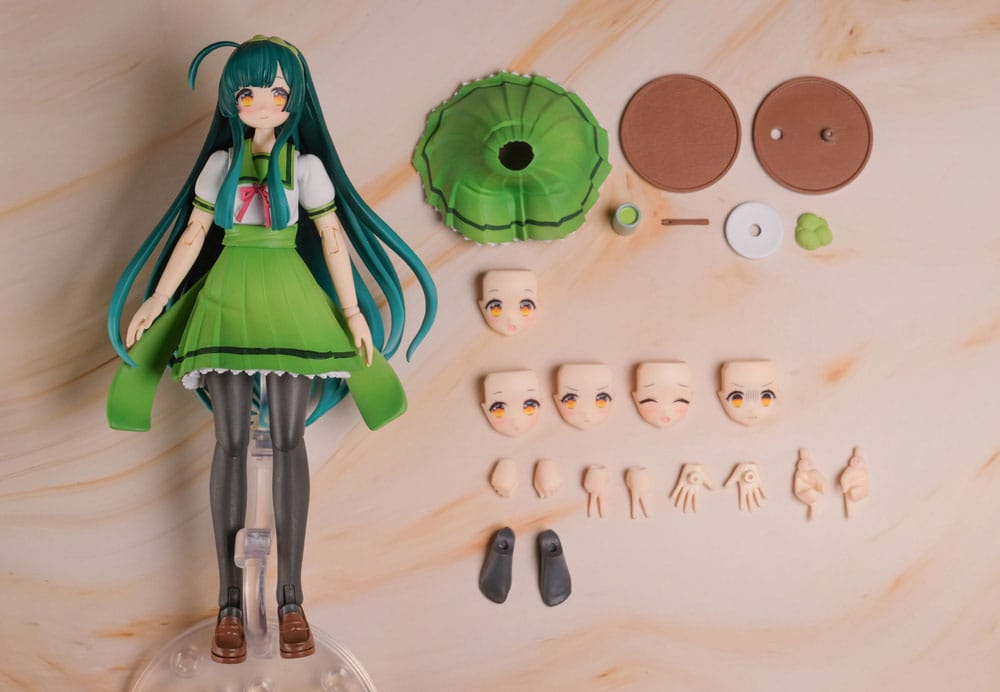 Tohoku Zunko Plafia Tohoku Zunko 13 cm 1/12 Mini Figure Set Plastic Model Kit