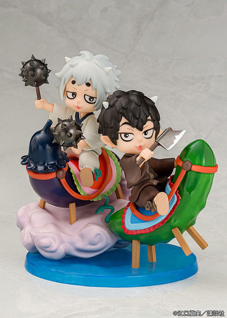 Hozuki no Reitetsu Hakotoniwa Karauri & Nasubi 12 cm PVC Statue