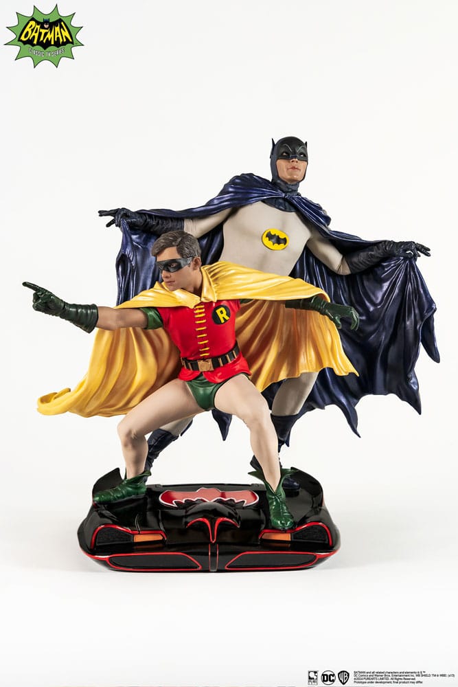 DC Comics Batman & Robin 1966 23 cm 1/8 PVC Diorama Statue