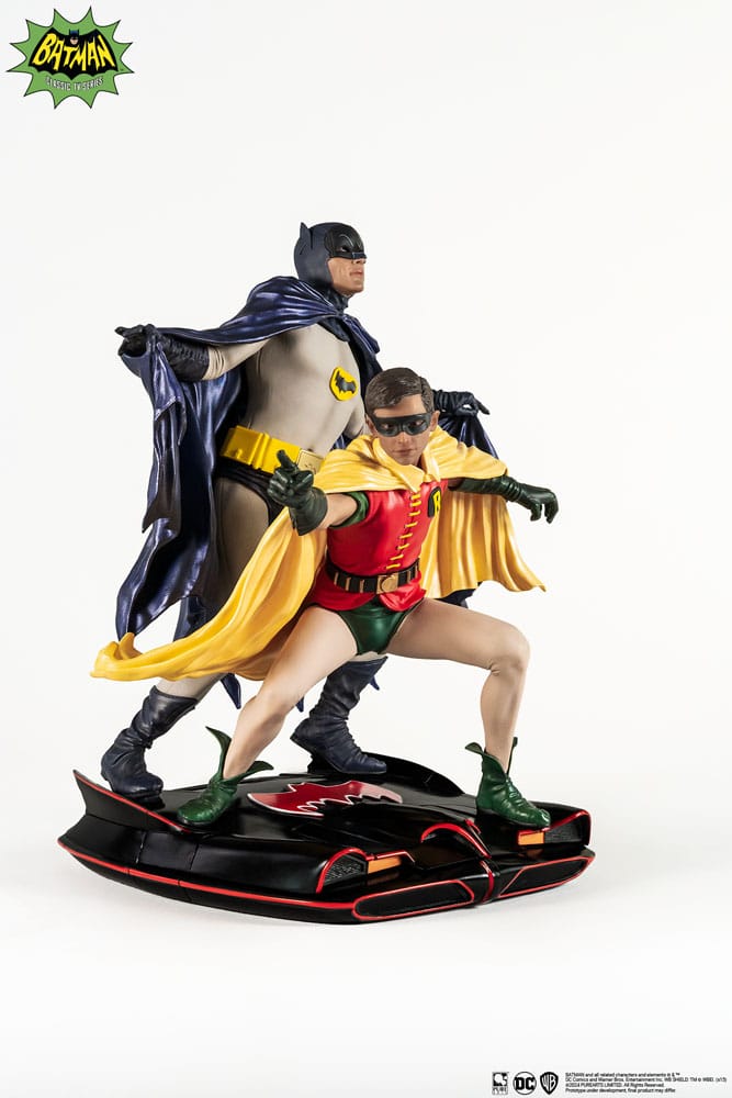 DC Comics Batman & Robin 1966 23 cm 1/8 PVC Diorama Statue