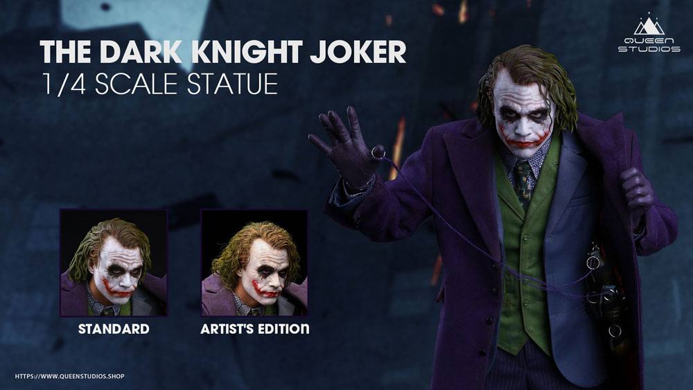 The Dark Knight Heath Ledger Joker Regular Edition 52 cm 1/4 Statue