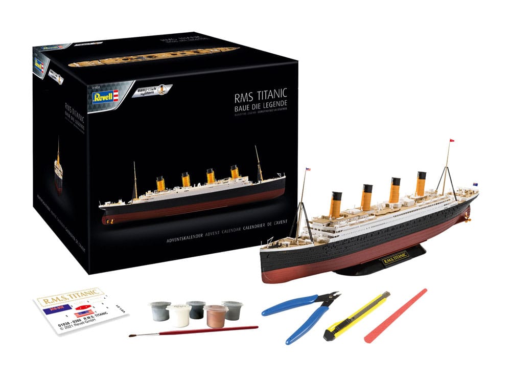 Titanic RMS Titanic 1/600 Model Kit Advent Calendar