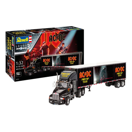 AC/DC Tour Truck & Trailer 55 cm Model Kit Gift Set