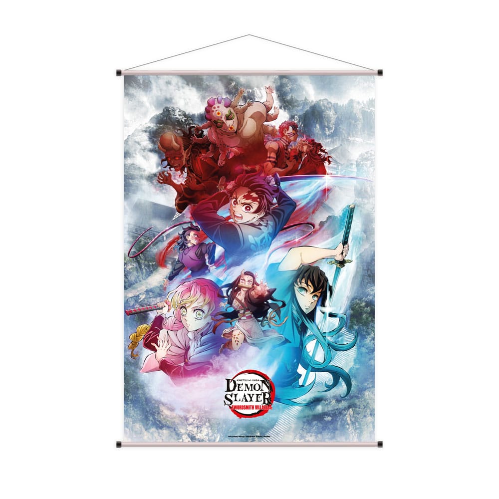 Demon Slayer Swordsmith Village Arc Ver. A 60 x 90 cm Wallscroll