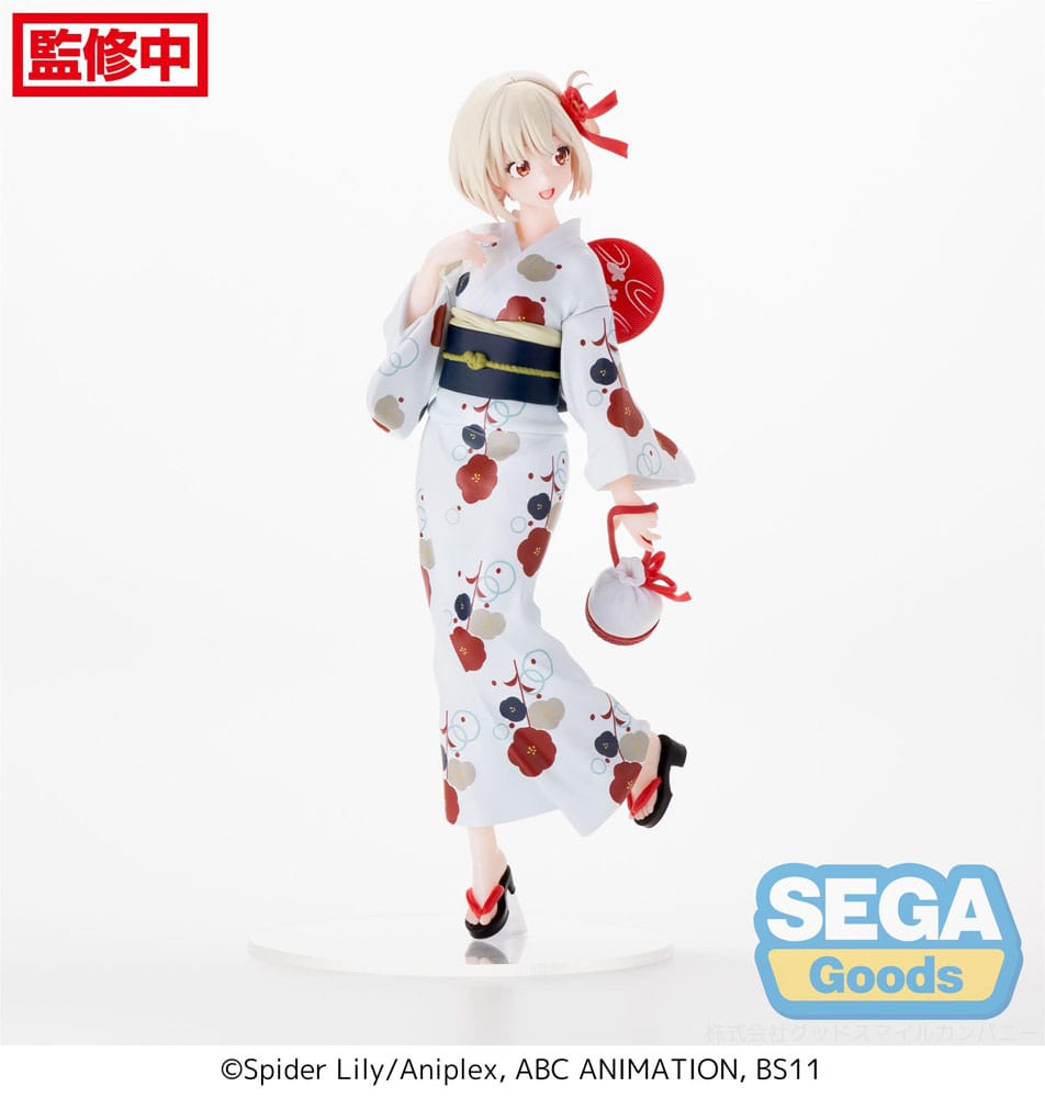 Lycoris Recoil Luminasta Chisato Nishikigi Going out in a Yukata 19 cm PVC Statue