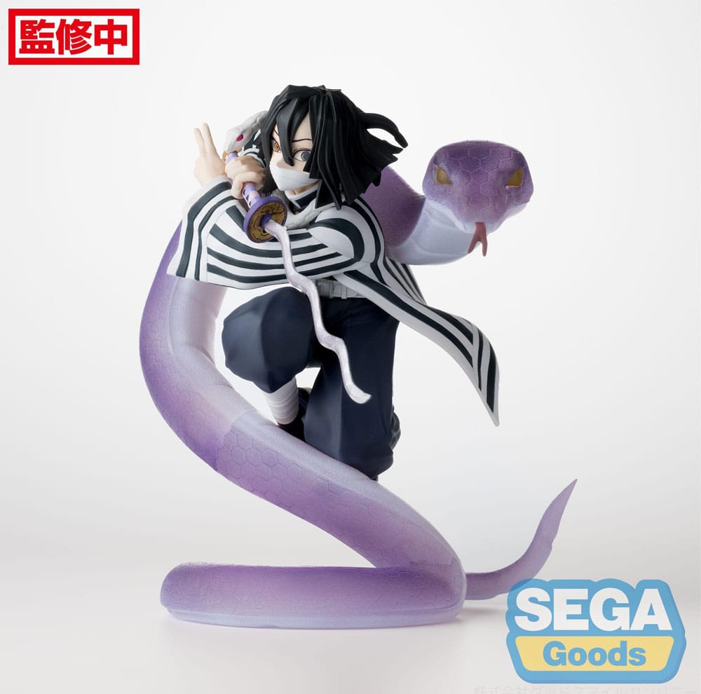 Demon Slayer: Kimetsu no Yaiba Xross Link Anime Obanai Iguro Hashira Training Arc 14 cm PVC Statue