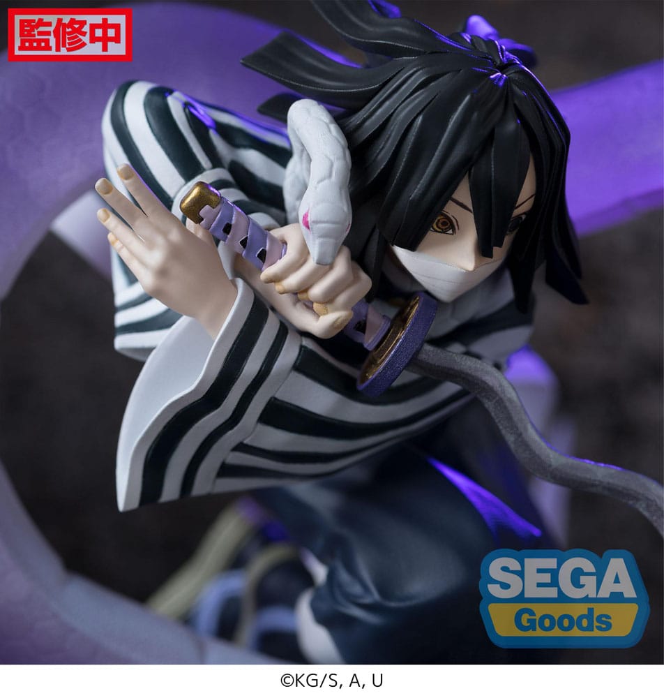 Demon Slayer: Kimetsu no Yaiba Xross Link Anime Obanai Iguro Hashira Training Arc 14 cm PVC Statue