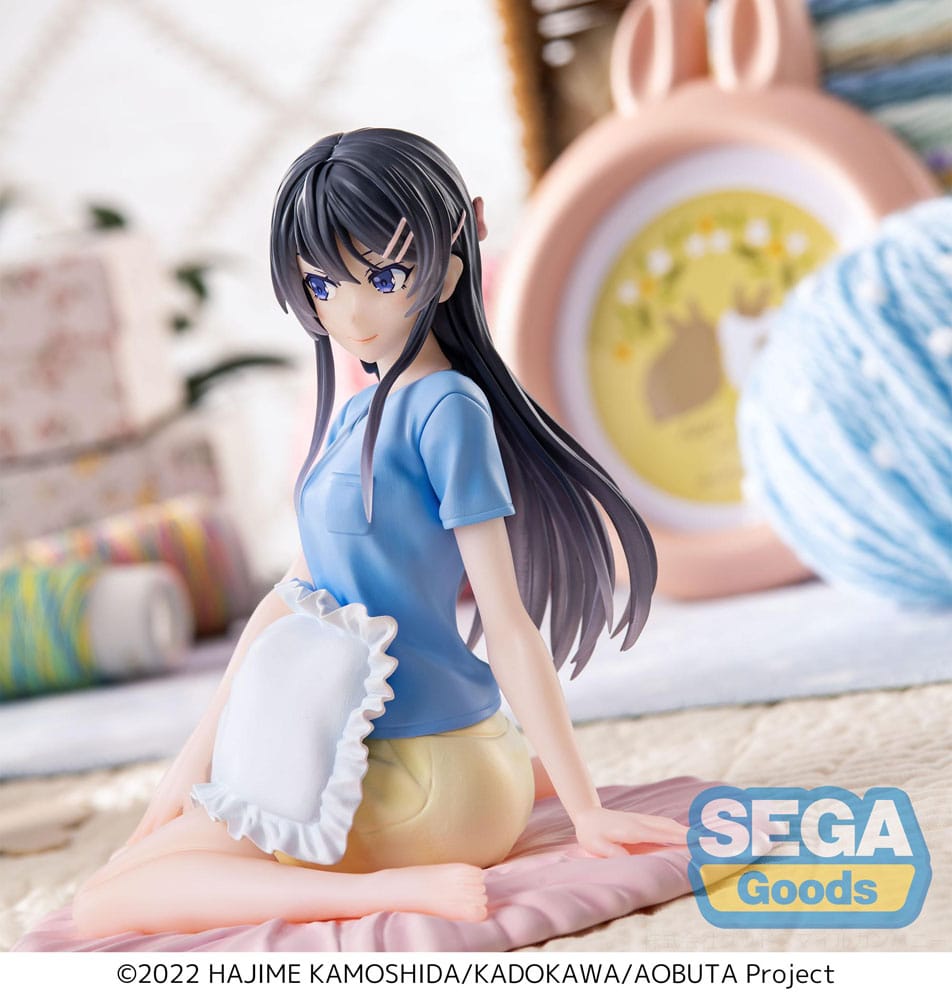 Rascal Does Not Dream of Bunny Girl Senpai Luminasta Mai Sakurajima Pajamas 14 cm PVC Statue