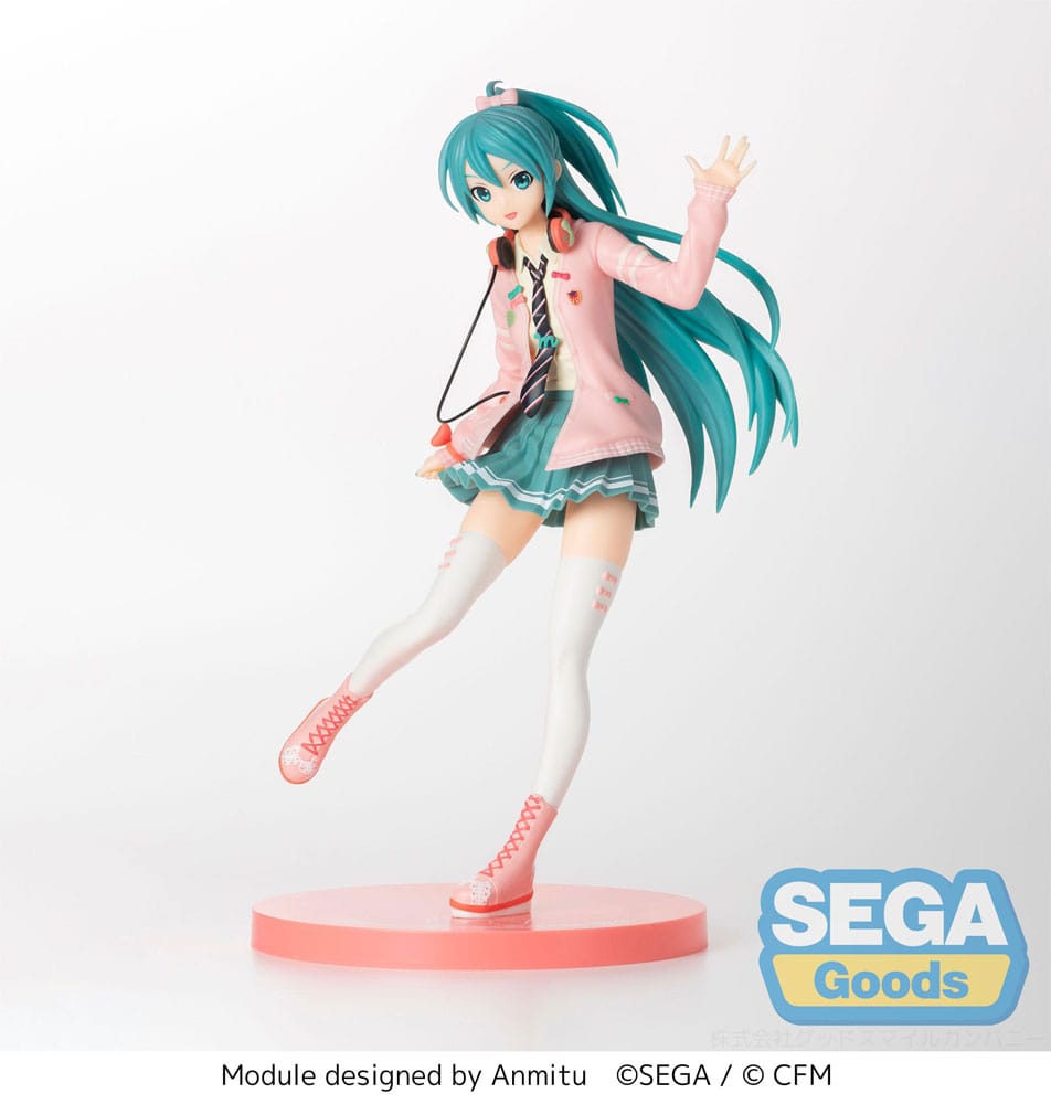 Hatsune Miku Project DIVA Arcade SPM Hatsune Miku Ribbon Girl 24 cm PVC Statue