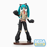 Hatsune Miku Project DIVA Arcade Future Tone SPM Hatsune Miku Kitty Cat 23 cm PVC Statue