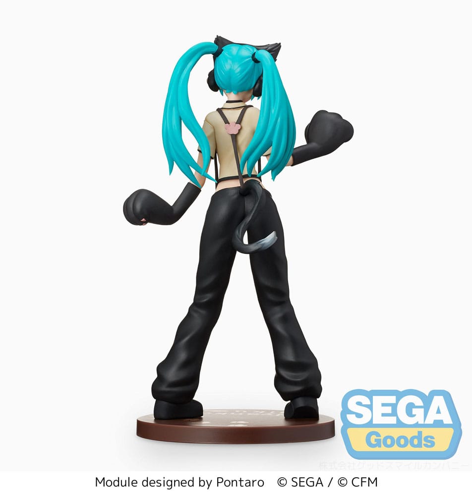 Hatsune Miku Project DIVA Arcade Future Tone SPM Hatsune Miku Kitty Cat 23 cm PVC Statue