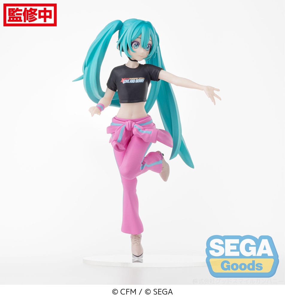 Hatsune Miku x Love and Berry Dress Up and Dance! Desktop x Decorate Collections Hatsune Miku Berry Costume Ver. 17 cm PVC Statue