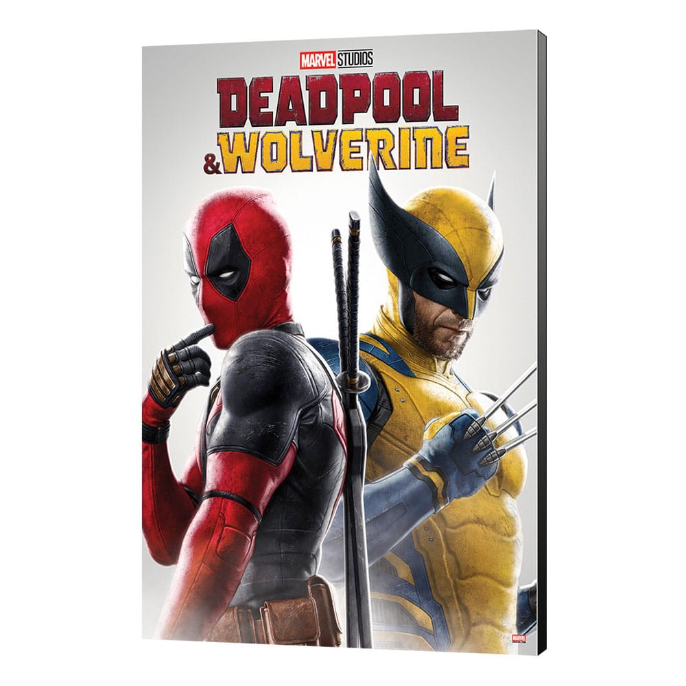 Marvel Deadpool & Wolverine 02 Best Friends 35 x 50 cm Wooden Wall Art